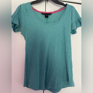 Marc by Marc Jacobs tee in teal heather, size extra small